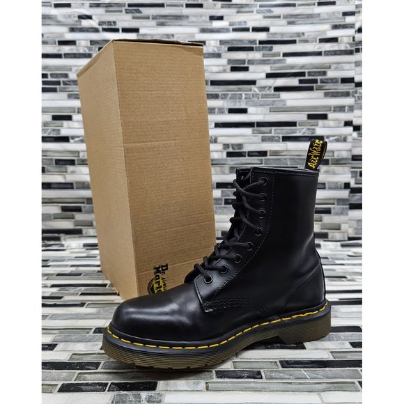 Dr. Martens Black Combat Boots - Picture 1 of 16